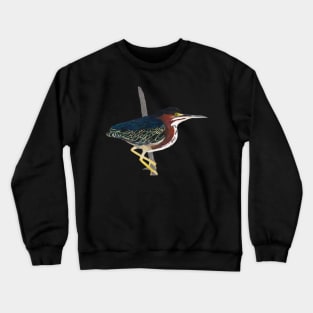 Green Heron Crewneck Sweatshirt